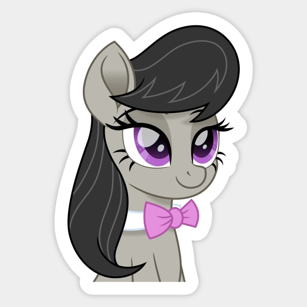 Octavia Melody portrait Sticker by CloudyGlow